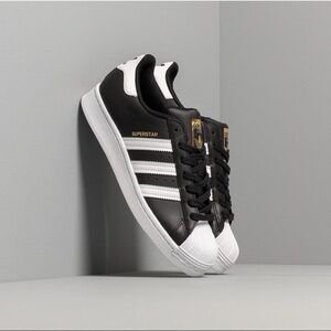 Women’s Adidas Originals Black White Superstar Shoes